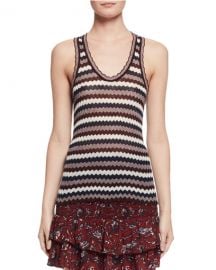 Amory Zigzag Racerback Top isabel marant at Neiman Marcus